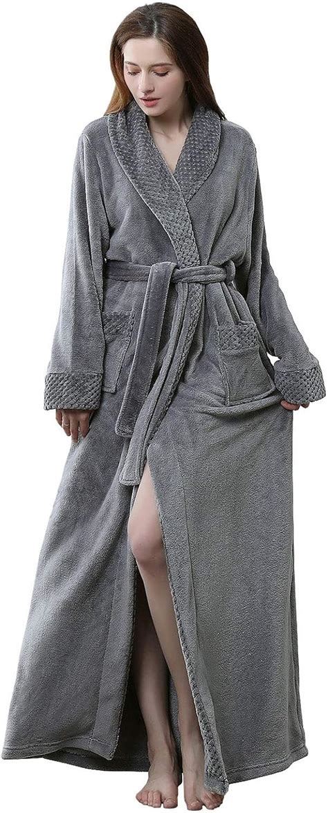 extra thick fleece dressing gown